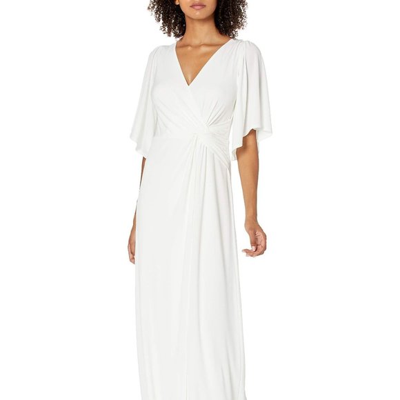 NWT Halston Heritage Women's Draped Jersey Gown2 - Picture 1 of 9